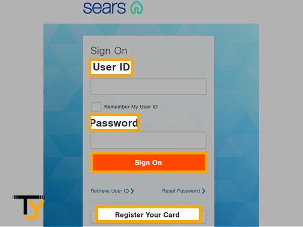 Enter your ‘User ID,’ ‘Password’ and click on ‘Sign-in’ button followed by ‘Register Your Card’ option
