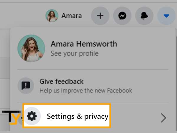 Click on ‘Privacy and Settings