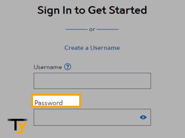 Enter the ‘Password’ of your Spectrum account