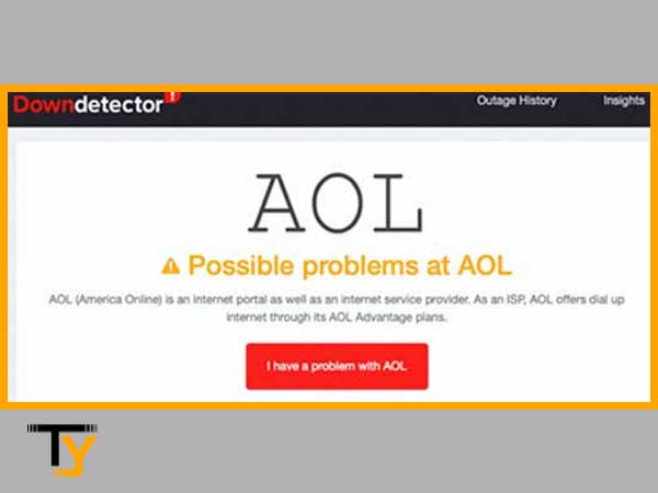 Check possible problems at AOL