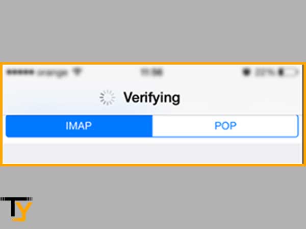 Select either “IMAP” or “POP” account-type server
