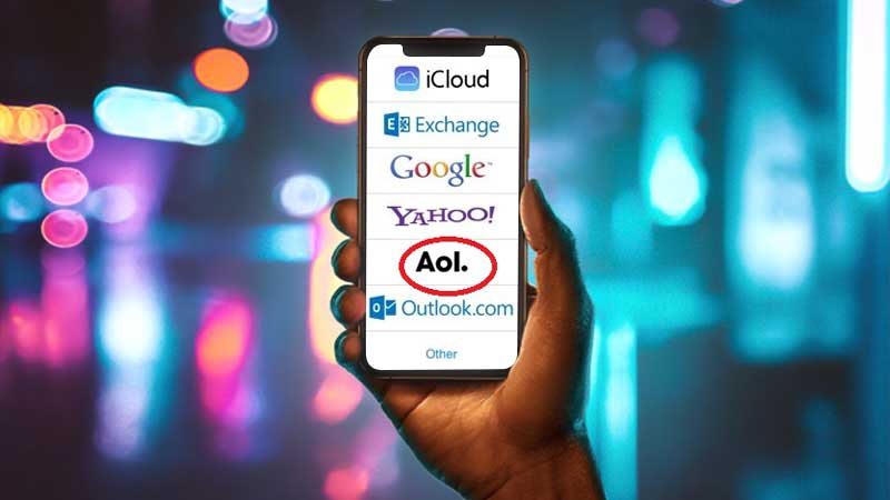 Add aol email account to iphone