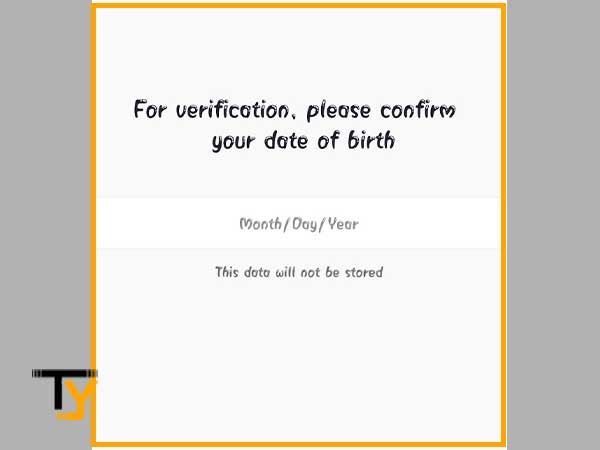 Enter your ‘Date of Birth