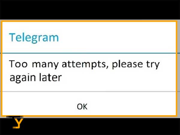 The ‘Too many attempts, please try again later’ message will pop up on the screen