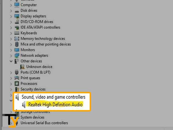 select Realtek HD Sound to hit the ‘Uninstall’ button