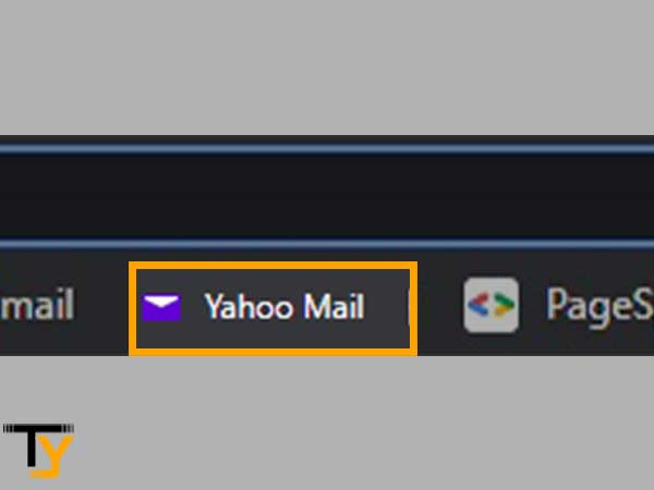 Left-click on Yahoo Mail and drag it to the Bookmark bar