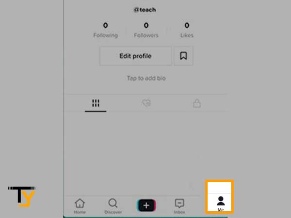 Tap on the Me option