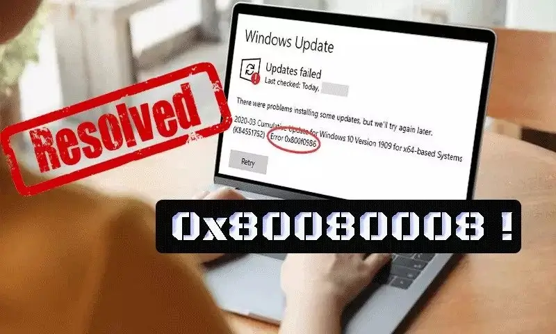 Windows 10 Update Error