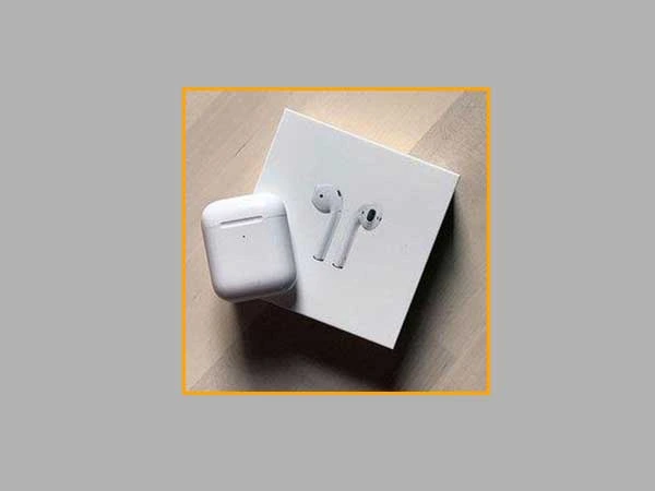 AirPods with the case