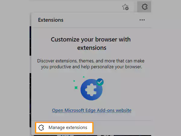 manage extention