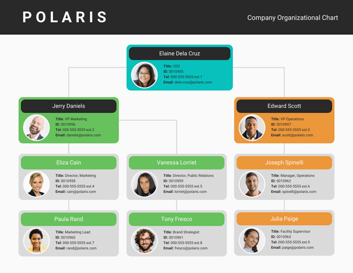 company organizational flowchat