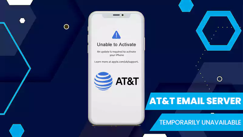 AT&T Email Server is Temporarily Unavailable