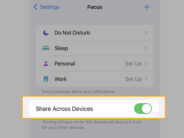 Share Across Device Feature