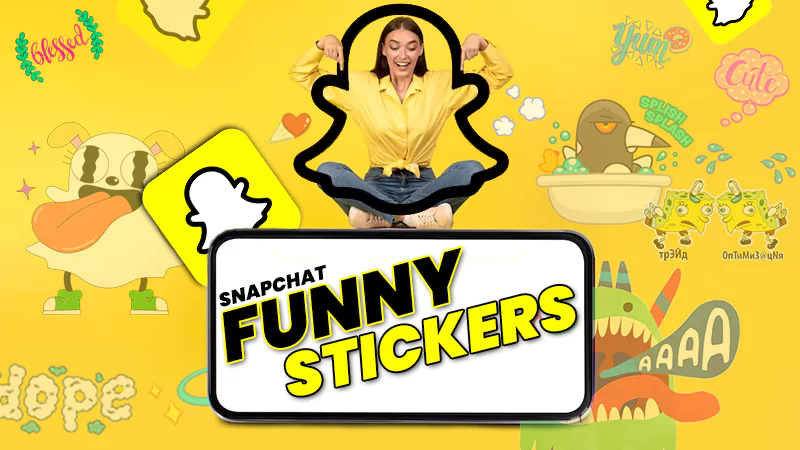 funny snapchat stickers