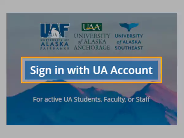 click on sign in with ua account