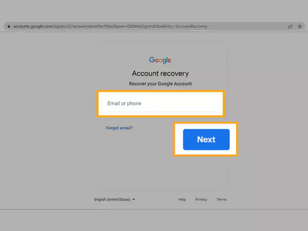 Enter your ‘Gmail ID’ and hit ‘Next.’kgidey