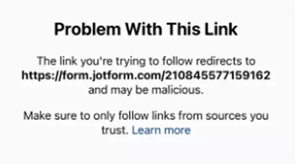link problem