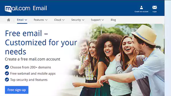 mail.com email