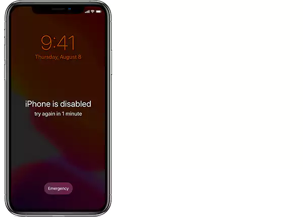 iphone disabled