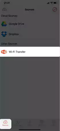 wifi transfer