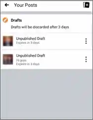 Access all the unpublished posts