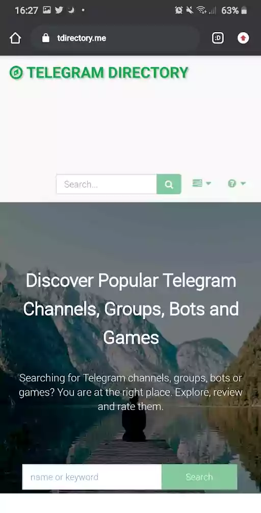 go to telegram directory