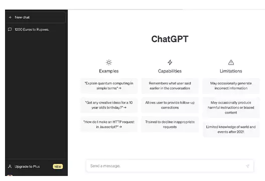 ChatGPT Interface