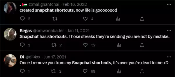 how to create shortcut on snapchat