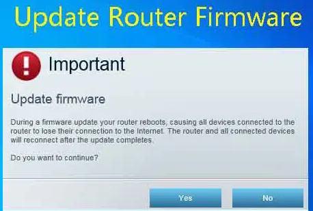 update Router firmware