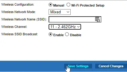 change the wi-fi frequency channel