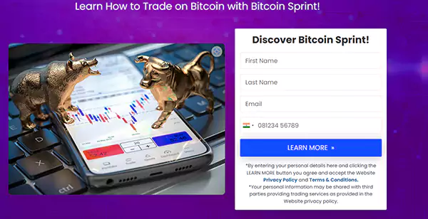 Bitcoin Sprint Webpage