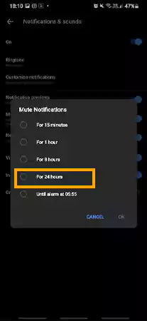 select duration