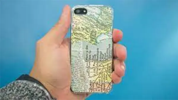 Cover your smartphone cases with Vintage Map over it