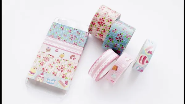 Decorate your device covers with Washi Tape
