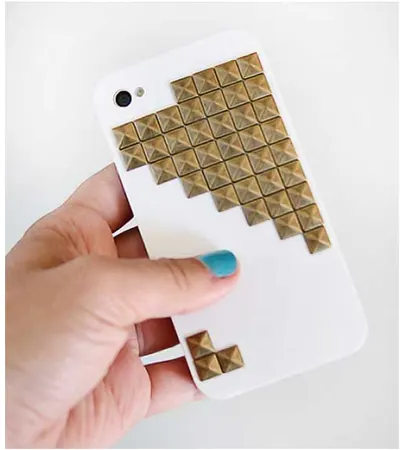 Metallic Studs that give a 3D look to your mobile case
