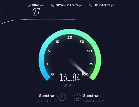 Conduct a Speed Test