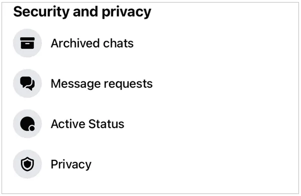 Message Requests on Messenger