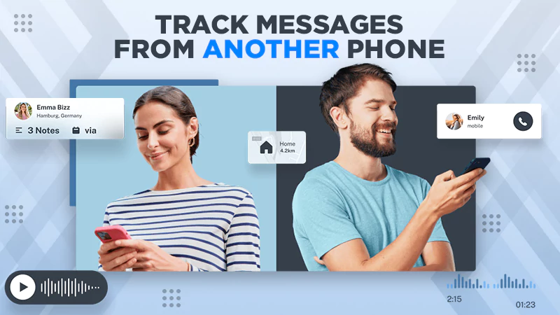 track messages from another phone