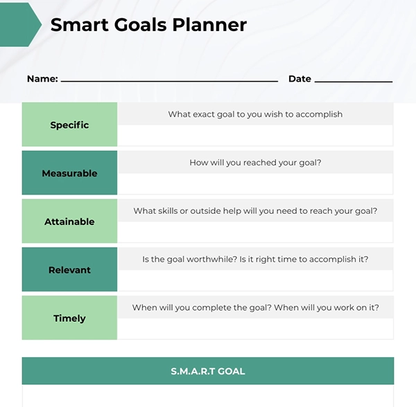 Smart Golas Planner