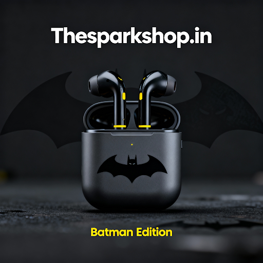 Thesparkshop.in: Product/Batman Style Wireless BT Earbuds