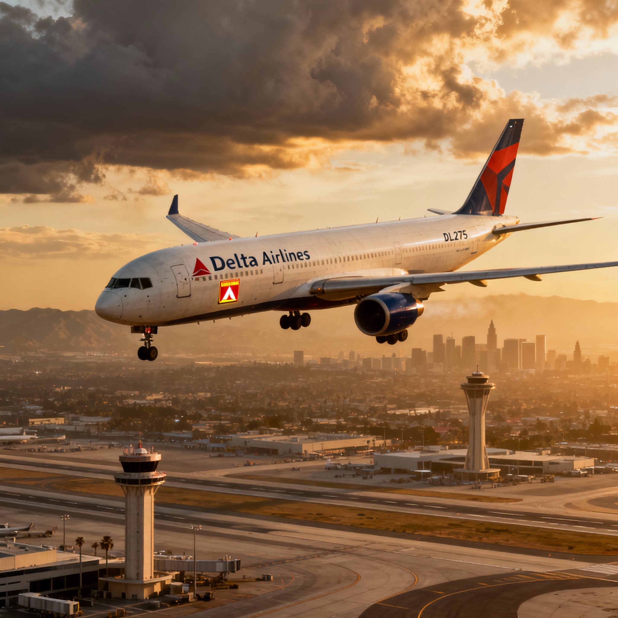 Delta Flight DL275 Diverted lax