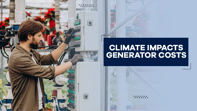 climate impacts generator costs