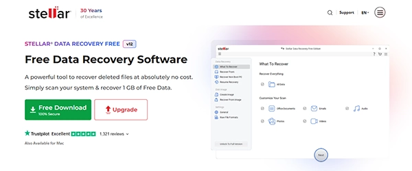 Stellar data recovery